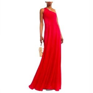 ALEXANDRA MIRO Odetta crêpe de chine maxi dress